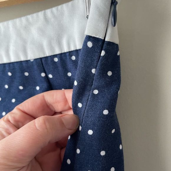 Boden Blue and White A-Line Skirt - Picture 10 of 14